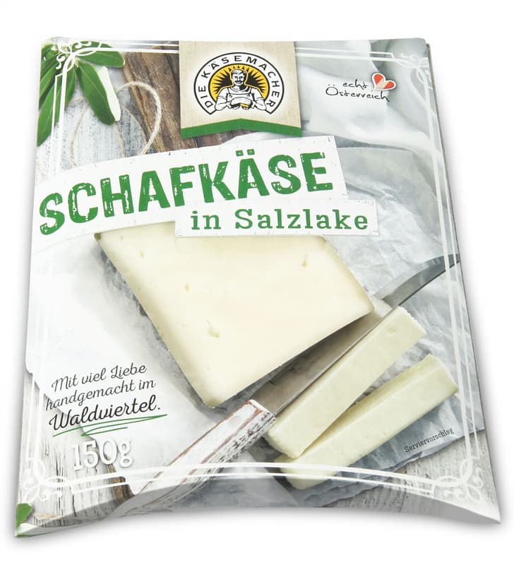 Die Käsemacher Schafkäse in Salzlake gereift