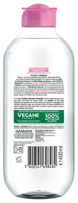 Garnier SkinActive Micellar Cleansing Water Dry Skin