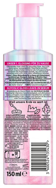 L'Oréal Paris Elvital Glycolic Gloss Leave-In Serum