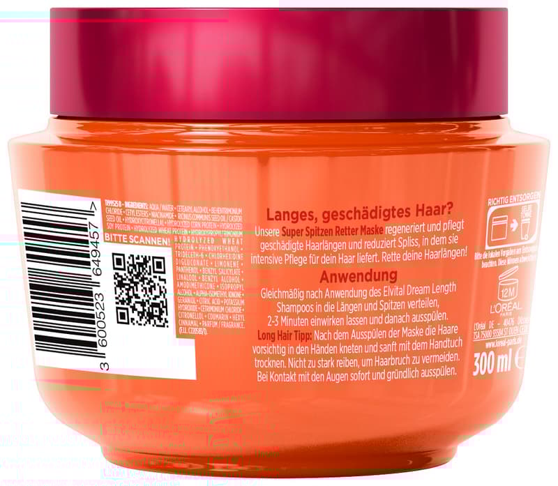 L'Oréal Paris Elvital Dream Length Haar-Maske