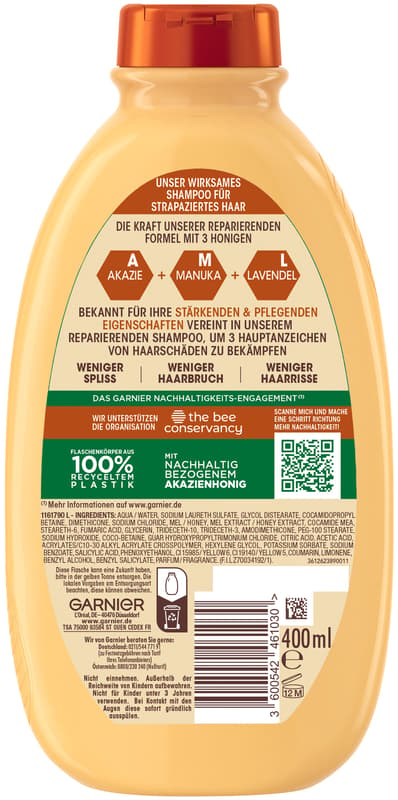 Garnier Wahre Schätze Shampoo Honig Schätze