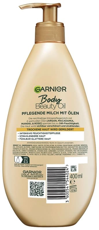 Garnier Body Beauty Oil Pflegende Milch