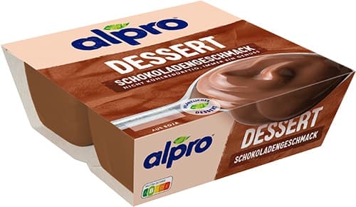 Alpro® Soja-Dessert Schokolade 4x125g