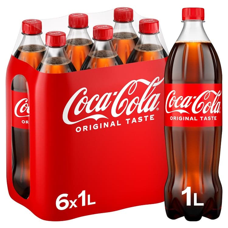 Coca-Cola Regular 6x1l (disposable deposit)