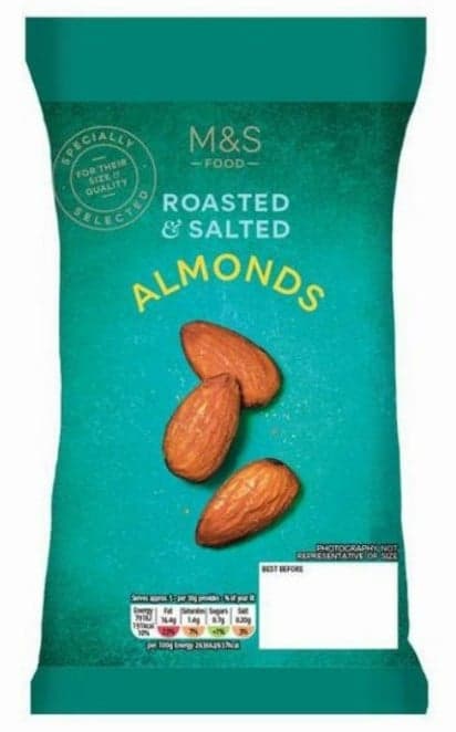 Marks & Spencer Roasted & Salted Almonds
