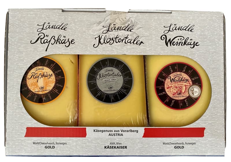 Ländle Käsestücke 3er Packung
