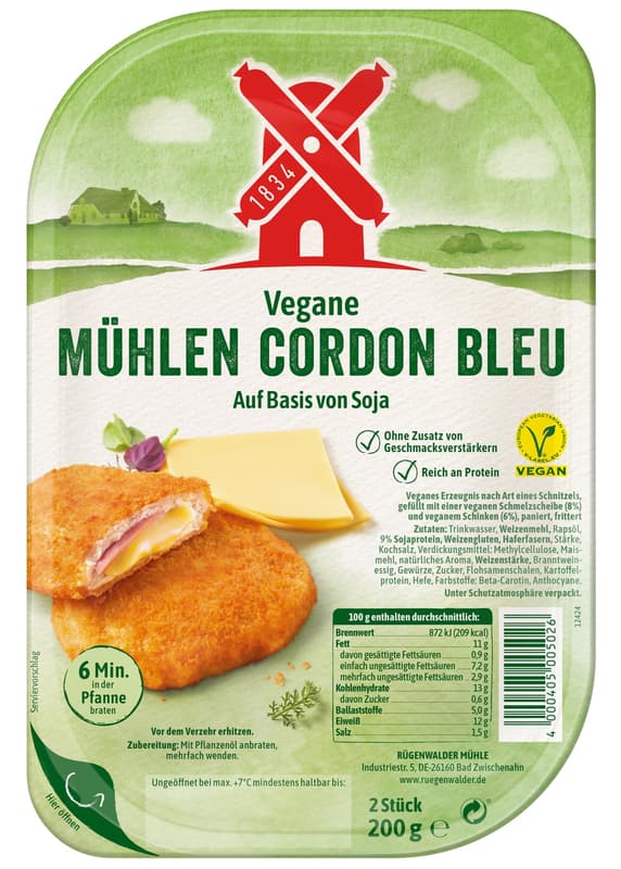 Rügenwalder Vegan Cordon Bleu
