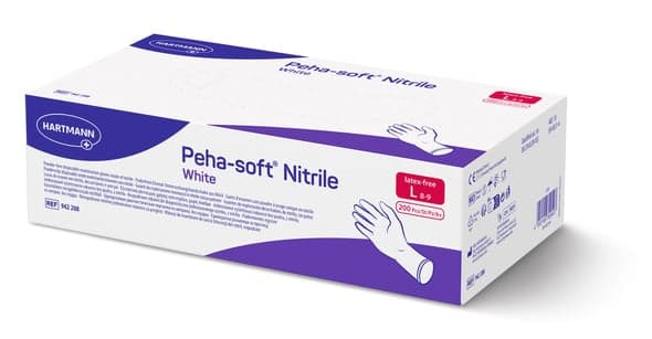 Hartmann Einmal-Handschuh Peha-soft® nitrile white puderfrei L