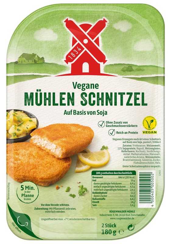 Rügenwalder Veganes Mühlen Schnitzel