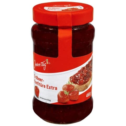 Jeden Tag Konfitüre extra Erdbeer