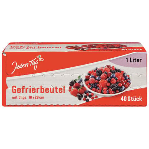 Jedeg Tag Gefrierbeutel 1l