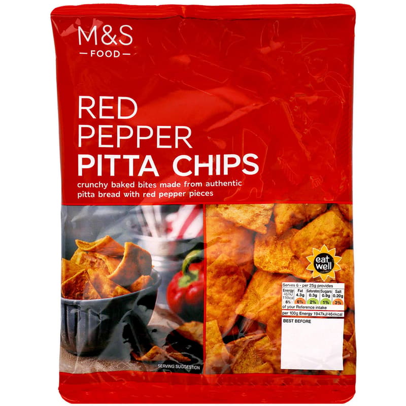 Marks & Spencer Red Pepper Pitta Chips