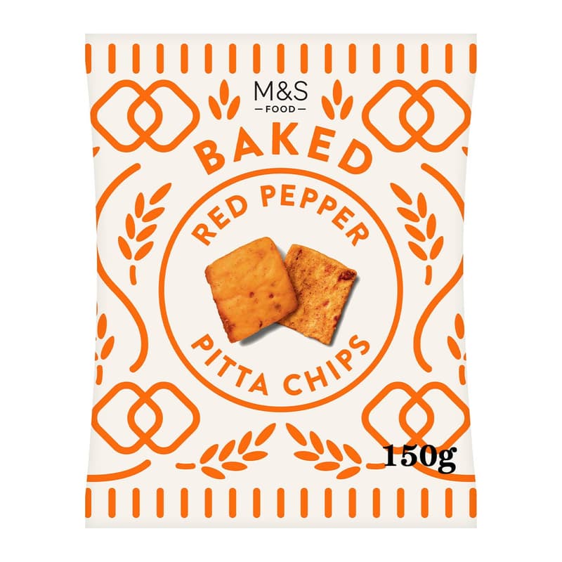 Marks & Spencer Red Pepper Pitta Chips