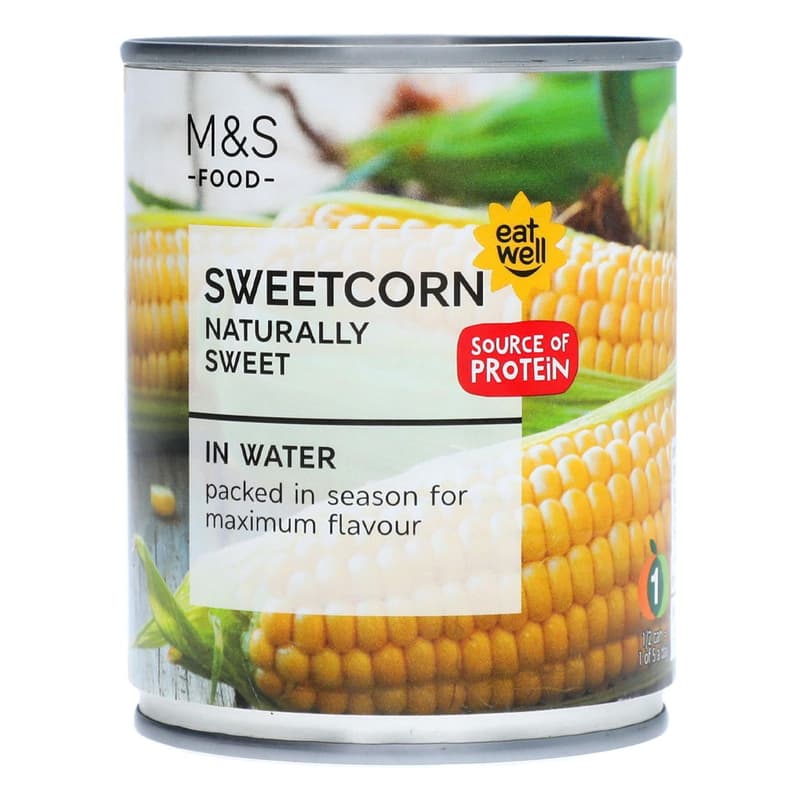 Marks & Spencer Sweetcorn in Water