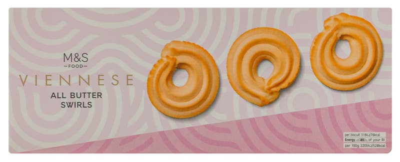 Marks & Spencer Viennese All Butter Swirls
