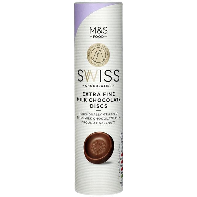 Marks & Spencer Swiss Chocolatier Extra Fine Milk Chocolate Discs