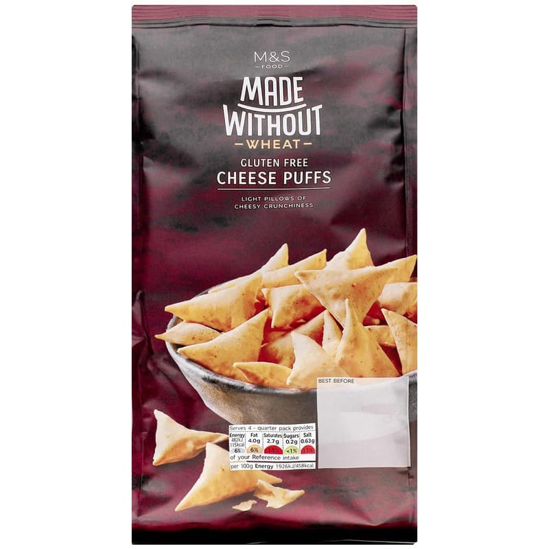 Marks & Spencer Made Without Cheese Puffs glutenfrei