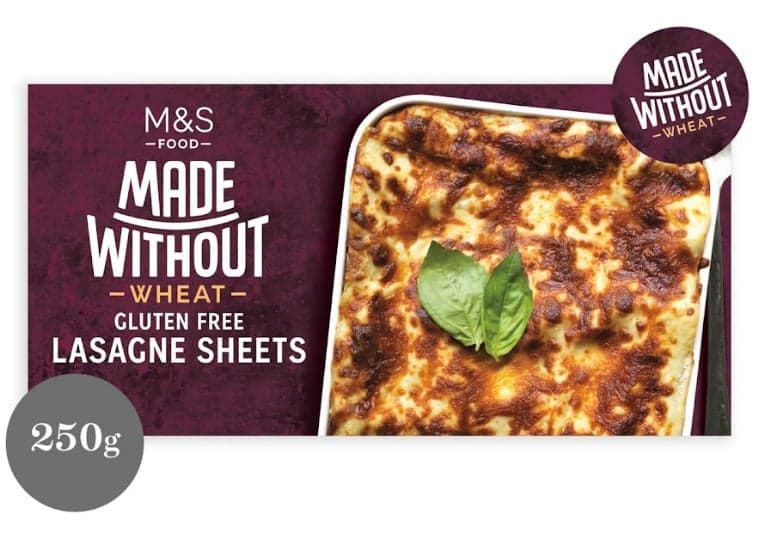 Marks & Spencer Made Without Lasagne Sheets glutenfrei