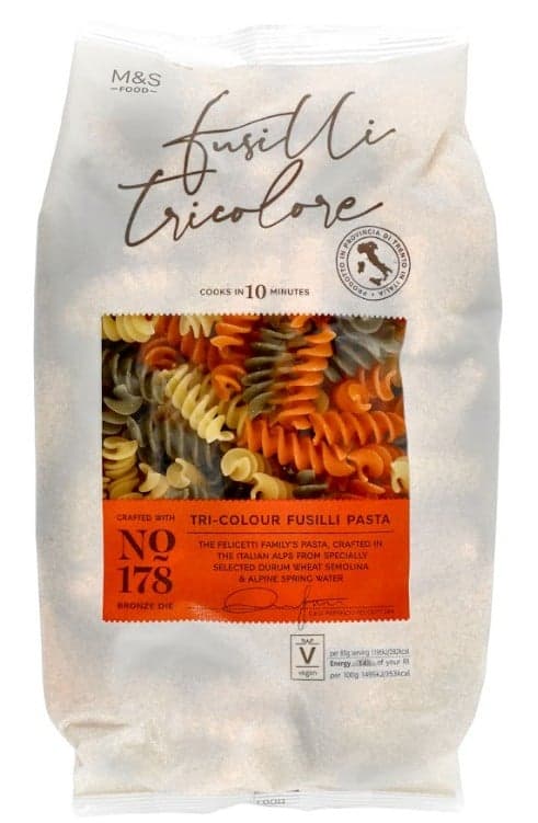 Marks & Spencer Tri-Colour Fusilli