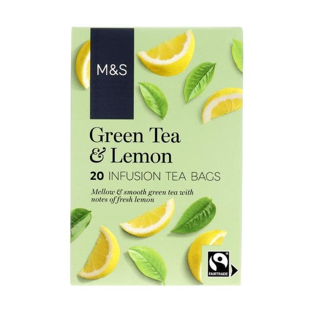 Marks & Spencer Green Tea & Lemon Infusion Tea Bags