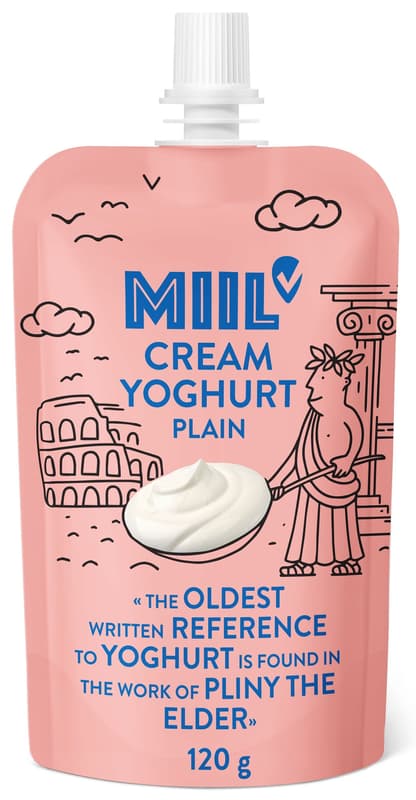 Miil Cream Yogurt plain pouch