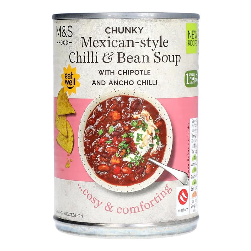 Marks & Spencer Mexican-Style Chilli & Bean Soup
