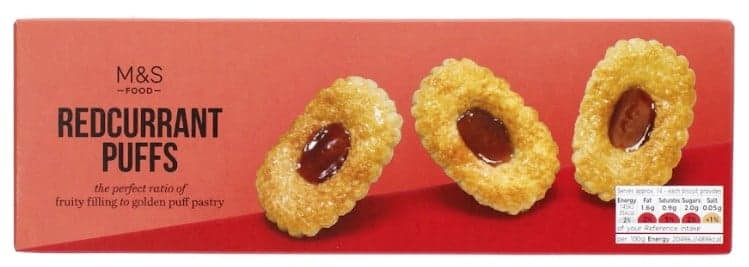 Marks & Spencer Redcurrant Puffs