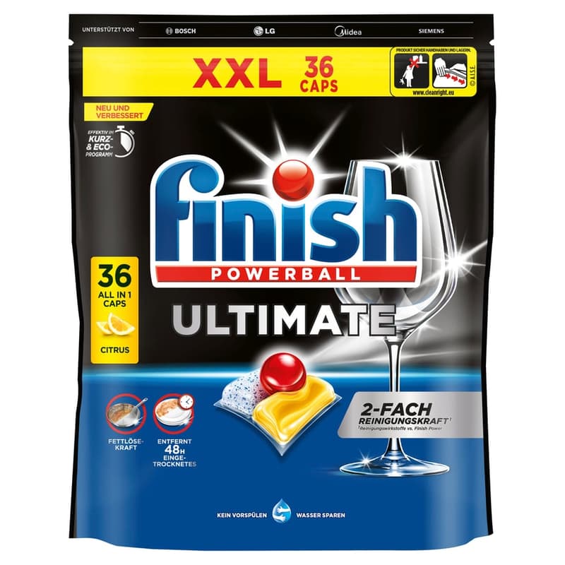 Finish Ultimate XXL Citrus Caps