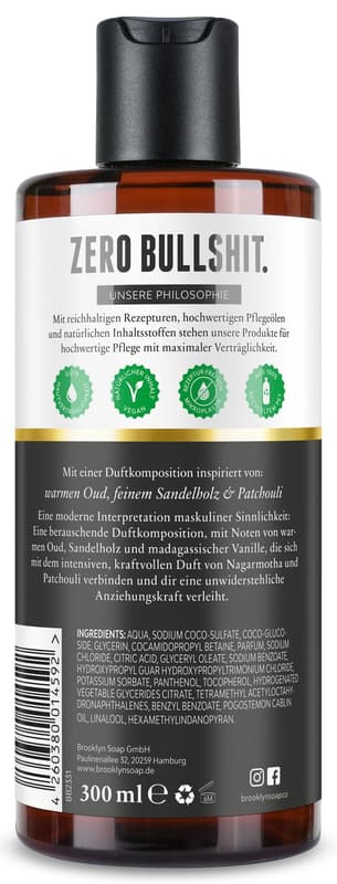 Brooklyn Soap Company Body Wash Oud Wood & Santal
