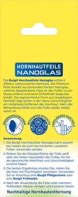 Burgit Nanoglas Hornhautfeile