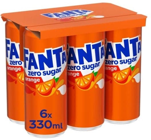 Fanta Orange Zero 6x330ml (EinwegPFAND)