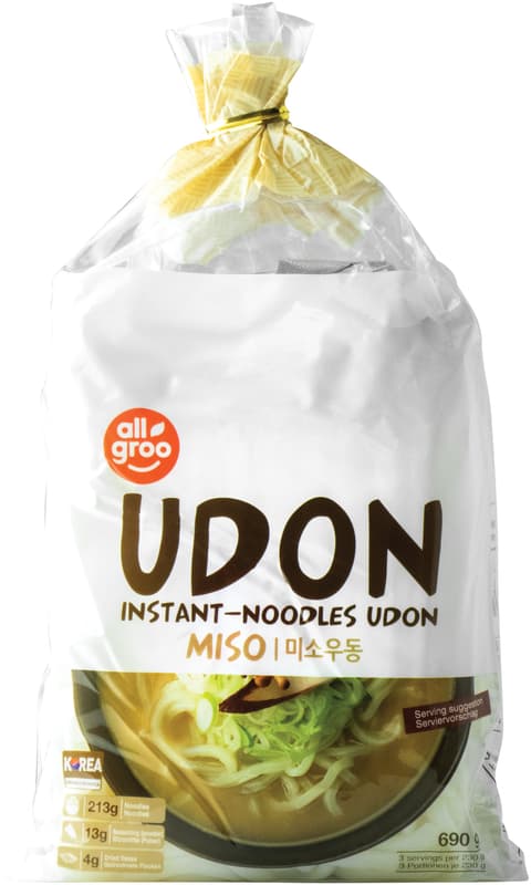 Allgroo Udon Nudeln, Miso