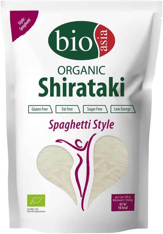 BioAsia BIO Shirataki Spaghetti, aus Konjakmehl