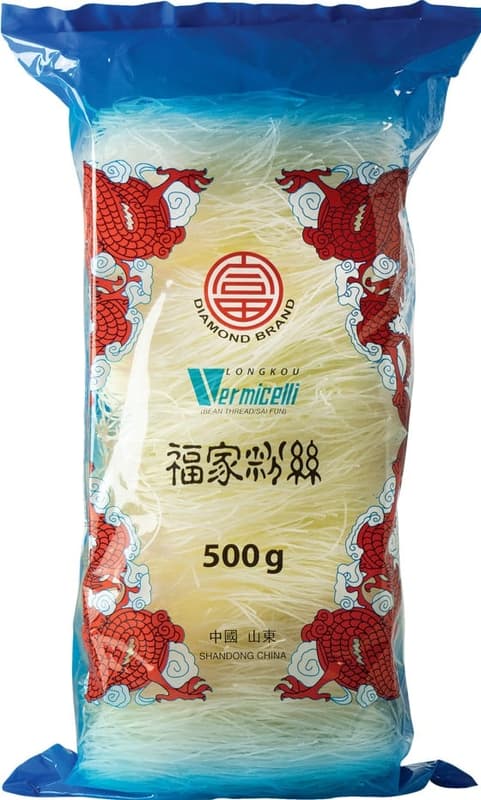 Diamond Glasnudeln, lang