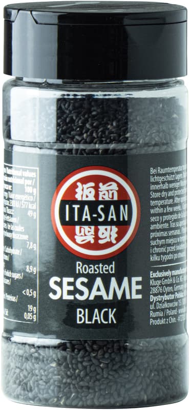 Ita-San Sesamsaat, schwarz, geröstet