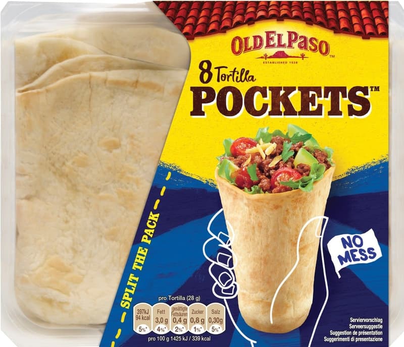 Old El Paso Tortilla Pockets