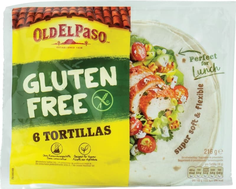 Old el Paso Tortillas glutenfrei