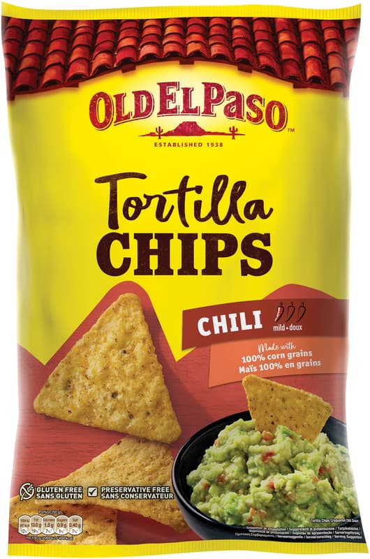 Old el Paso Tortilla Chips Chili glutenfrei