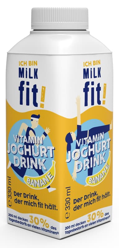 MILK fit Vitamin Joghurtdrink Banane 1%
