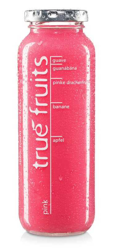 true fruits smoothie pink