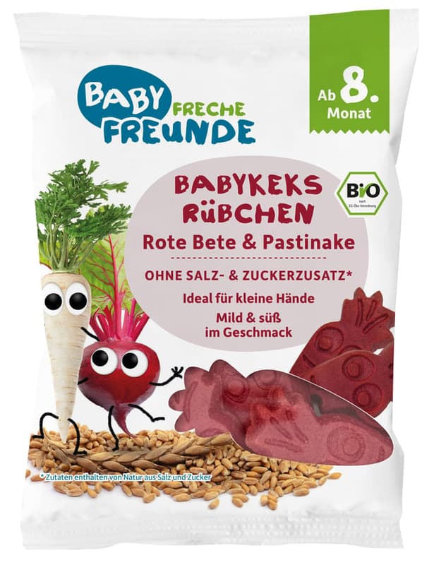 Freche Freunde BIO Baby Biscuit Beetroot & Parsnip