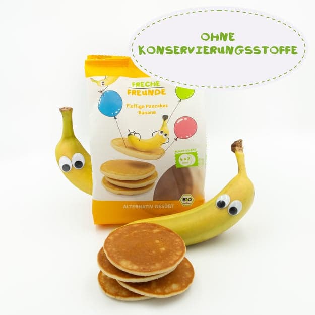 Freche Freunde BIO Fluffige Pancakes Banane