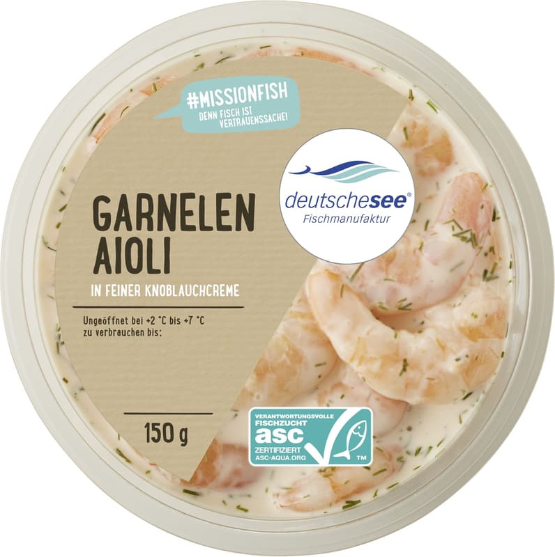 Deutsche See Garnelen Aioli