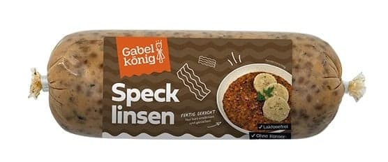 Gabelkönig bacon lentils