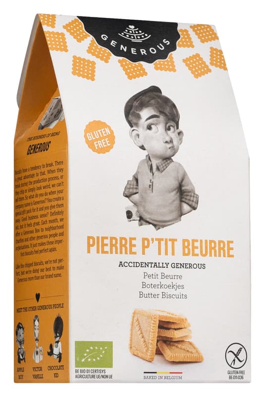 Generous BIO Pierre P'tit Beurre glutenfrei