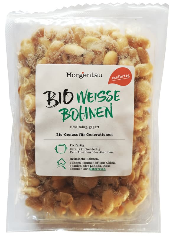 Morgentau BIO Weiße Bohnen, gegart