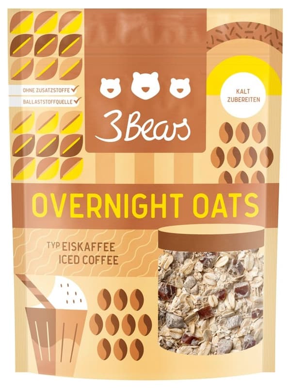 3Bears Overnight Oats Eiskaffee