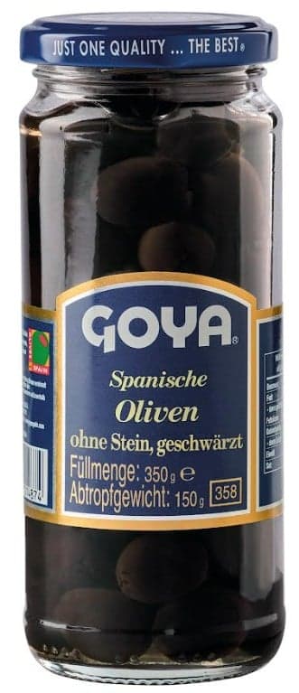 Goya Schwarze Oliven ohne Stein