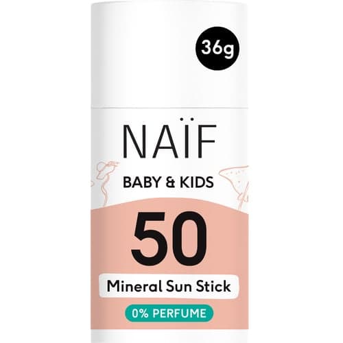Naïf Care Sonnenschutzstick Baby & Kind, 0% Parfüm LSF 50