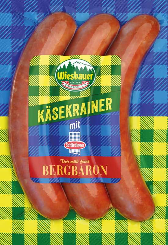 Wiesbauer Cheese Krainer with Schärdinger Bergbaron Cheese